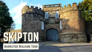 SKIPTON  4K Narrated Walking Tour  Lets Walk 2022 [upl. by Barabbas]