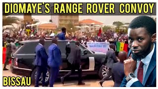 Senegal President gets Range Rover reception as he arrives in Guinea Bissau [upl. by Batchelor]