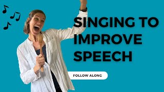 Follow Along Singing for Speech Therapy Aphasia Parkinsons Apraxia of Speech [upl. by Einnel]