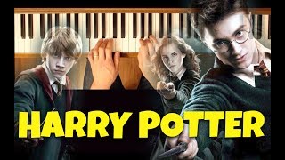 Buckbeaks Flight Harry Potter Intermediate Piano Tutorial [upl. by Nilesoj579]