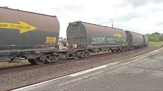 DL 9740 with GC4 Tauranga to Rotowaro coal train passing Hamilton Station [upl. by Murielle894]