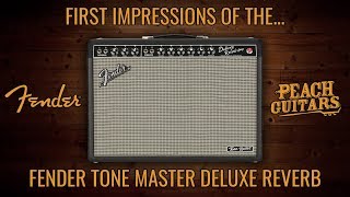 First impressions of the Fender Tone Master Deluxe Reverb [upl. by Wiltshire]