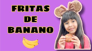 FRITAS DE BANANO RECETA GUATEMALTECA lasaventurasdekrisstel aventureros [upl. by Chlori673]