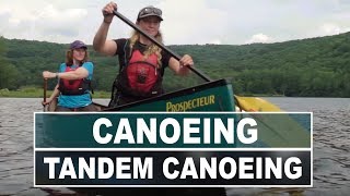 How to Paddle a Tandem Canoe  Tandem Canoeing Essentials [upl. by Turnbull]