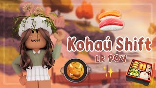 Kohaú Restaurant Shift  Hibachi Chef POV  Roblox [upl. by Peednas]