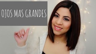 OJOS MAS GRANDESMAQUILLAJE Y TIPS PARA OJOS PEQUEÑOS [upl. by Ursulina]