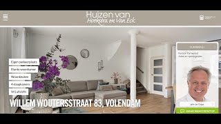 Te koop Willem Woutersstraat 83 Volendam  Hoekstra en van Eck Makelaars  Méér Makelaar [upl. by Kcim]