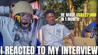 reacting to my forex trading interview with Tcee [upl. by Anauqes]