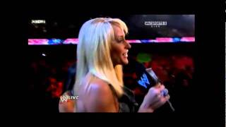 Natalya Vs Alicia Fox Laycool Segment [upl. by Esialb]