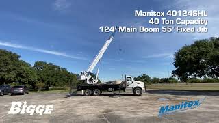 Bigge  Manitex Boom Trucks [upl. by Herriott219]