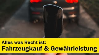 Alles was Recht ist Fahrzeugkauf amp Gewährleistung  ÖAMTC [upl. by Silvester]