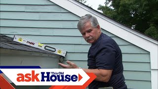 How to Install a Rain Gutter  Ask This Old House [upl. by Eissolf406]