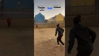 Touch and Finish Challenge ☄️⚽️🤣 football [upl. by Norym]