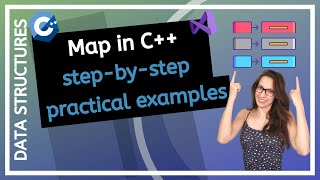 Map in C with practical examples  step by step Data Structures tutorial [upl. by Aikas]