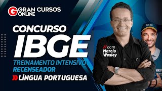 Concurso IBGE Recenseador – Língua Portuguesa com Prof Marcio Wesley [upl. by Stavro]