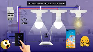 Increíble Interruptor Inteligente con Wifi  Domótica Casa Inteligente Smart Life [upl. by Akyeluz]