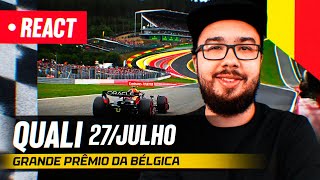 F1 REACT AO VIVO  CLASSIFICAÇÃO GP DA BÉLGICA DE 2024 [upl. by Gay]