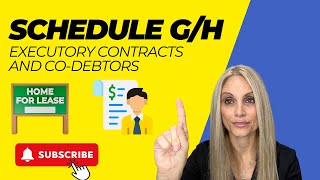 Bankruptcy Schedules GH Executory Contracts and CoDebtors [upl. by Reprah]