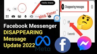 Endtoend Encrypted Messenger Chats  Disappearing Message [upl. by Ahsimat587]