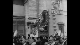 Papa Pio XII nellArcibasilica Lateranense il giorno dellAscensione 1939 [upl. by Lambertson]