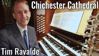 🎵 An Organ Recital from Chichester Cathedral UK  Tim Ravalde [upl. by Eceirtal]