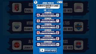 JADWAL WOMENS KOREAN VLEAGUE 2425 PEKAN INI ligavolikorea [upl. by Tereb]