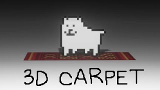 Toby Fox Carpet Bluesky UndertaleDeltarune 3D Animation [upl. by Meela]