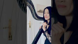 Madeleine Peyroux  La Javanaise harp cover short [upl. by Roby]