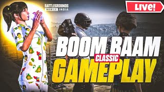 BGMI BooM BaaM Classic Gameplay bgmilive pubgmobile bgmi bgmiindia iphone15promax viralvideo [upl. by Anihcak]