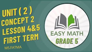 Easy math grade 5 first term unit 2 lesson 4amp5 prime factorization Greatest common factorsايزى ماث [upl. by Yekcim883]