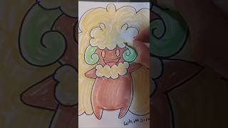 Whimsicott Pokémon pen and markers pokemon fanart whimsicott [upl. by Acyssej]