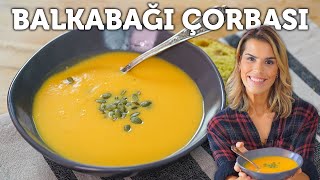 🍵 Balkabağı Çorbası Tarifi  Evde Balkabağı Çorbası Nasıl Yapılır  Sinem Çapraz [upl. by Akialam]