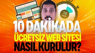 ÜCRETSİZ SİTE NASIL KURULUR 10 Dakikada kolay web site kurmak [upl. by Dulcie]