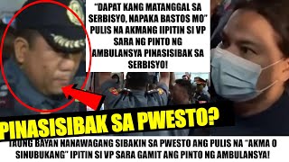 Matapos LUMABAS ang EBIDENSYA PULIS na SINUBUKANG IPITIN si VP SARA PINASISIBAK NA sa PWESTO [upl. by Gnehp]