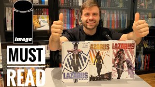 Lazarus DELUXE Collection  Series and Hardcover Review IMAGE COMICS [upl. by Pallaten]