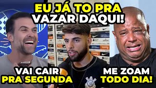 ⚽️ MARCELINHO CARIOCA DETONA JOGADORES DO CORINTHIANS APÓS PERDEREM PRO JUVENTUDE [upl. by Adnocahs564]