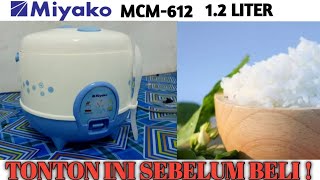 UNBOXING RICE COOKER MIYAKO 12 LITER MCM612 [upl. by Orji62]