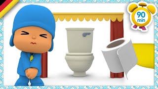 🚽 POCOYO DEUTSCH  Lauf zur Toilette  90 minuten   CARTOONS und SERIEN für KINDER [upl. by Eyeleen]