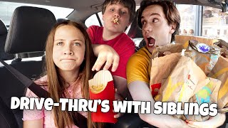 Drive Thrus With Siblings Be Like 😂 [upl. by Moffit519]