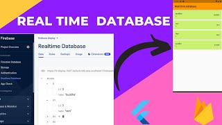 real time database firebase flutter  fetch Data From Firebase Realtime Database [upl. by Cathrin515]