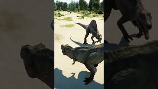 🦖BULL TRex VS Spinosaurus JP3  Jurassic World Evolution 2 jurassicworld jurassicpark dinosaurs [upl. by Imoin597]