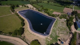 Réalisation dun bassin de rétention deau de 85000m3  De létude à la mise en eau  Codaf [upl. by Roos476]