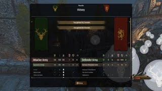 Taking my first Castle in Bannerlord 2 Constellationgaming Bannerlord2 [upl. by Esej102]