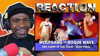 WOLFGANG vs ROGUE WAVE  SBX Camp 2019 Tag Team Battle  Semi Final  BEATBOX REACTION Swissbeatbox [upl. by Thamos]