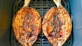 EASY AIR FRYER MILK FISH RECIPE  Daing na bangus [upl. by Atteloc]