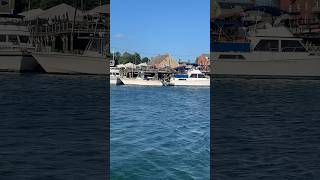 Schooner Landing Damariscotta  September 1 2024 post fire Coming in from a boat ride fire [upl. by Larina674]