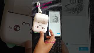 How to use mini printer miniprinter demo diy vanicraftstore [upl. by Notyard]