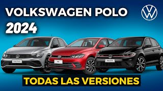 VOLKSWAGEN POLO 2024  TODAS LAS VERSIONES Track MSI Highline y GTS [upl. by Liek]