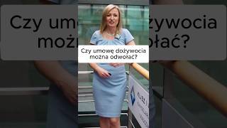 Rozwiązanie umowy dożywocia [upl. by Leiahtan]