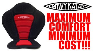 Conwy Kayak thick padded deluxe seatbackrest for kayaks canoes stand up paddle boards and more [upl. by Lemal516]